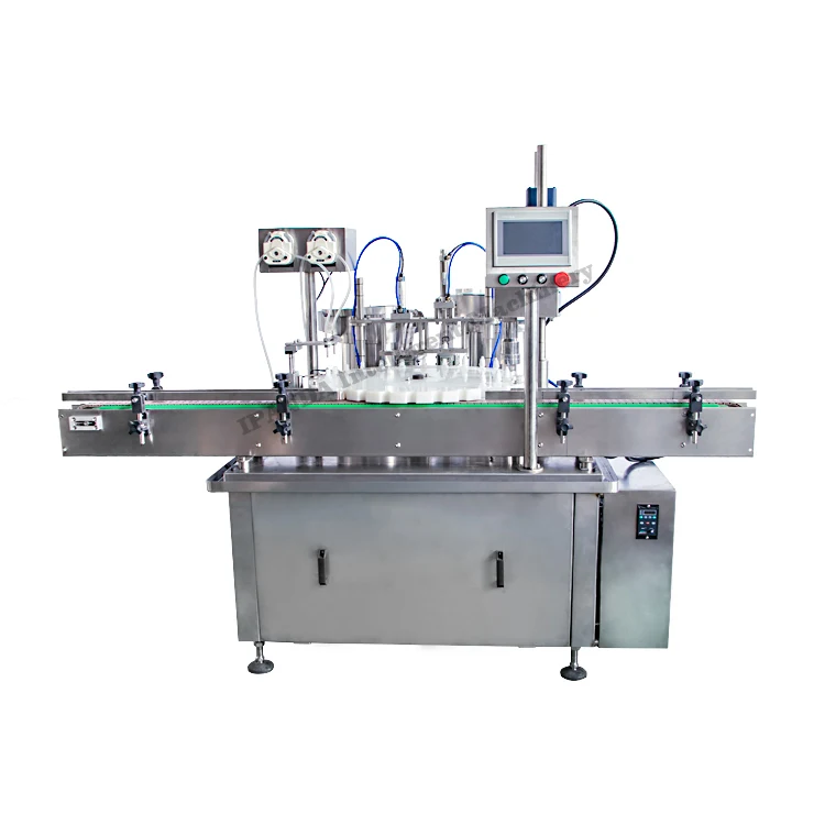 
Automatic instant glue solid glue sticker filling capping machine 