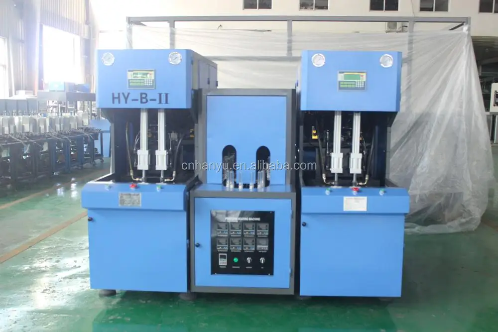Semi Automatic PET Bottle Blowing Machine / PET Plastic Bottle Blow Molding Machine