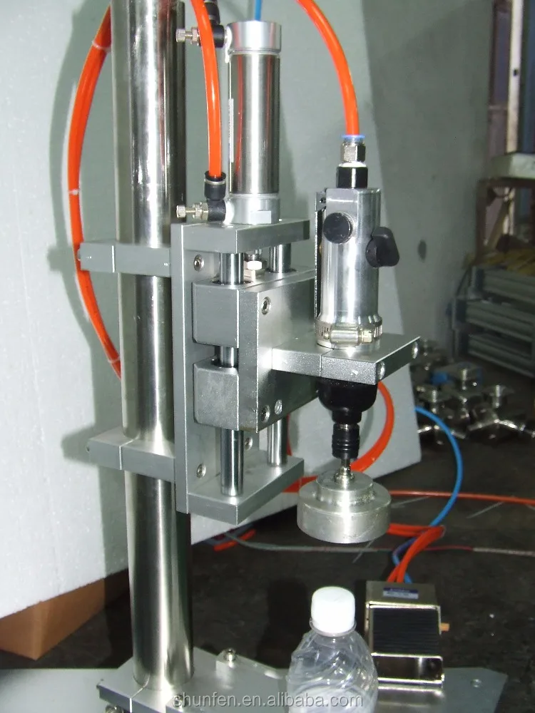 
(Free shipping, 2pcs) Benchtop Pneumatic Screw Capping Tightener (Desktop Pneumatic screw capping machine, pneumatic capper) 