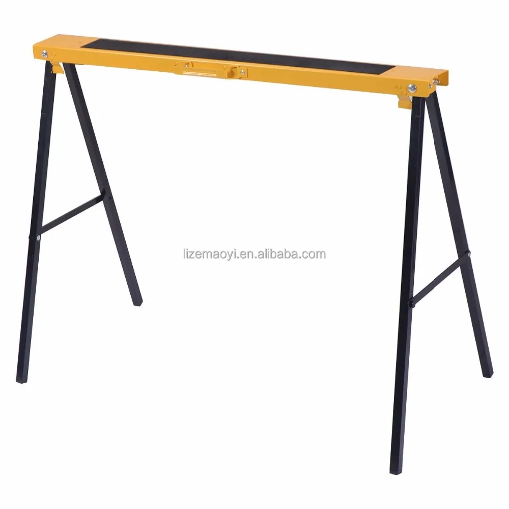 250LBS Folding Metal Sawhorse