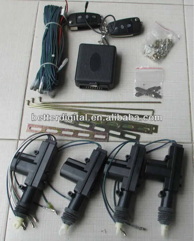 Center lock system for cars