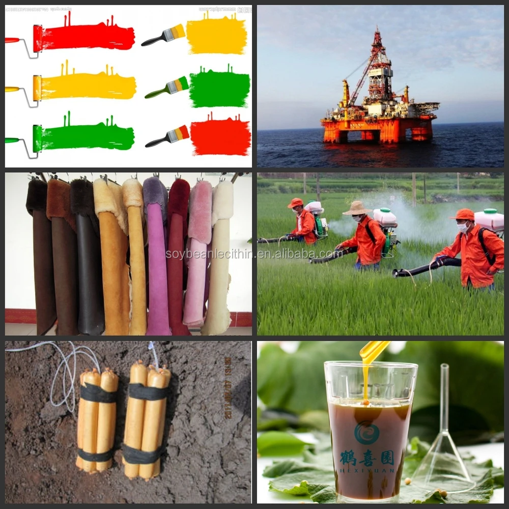 
manufacture supply soya lecithin industrial grade emulsifier for emulsion explosive 