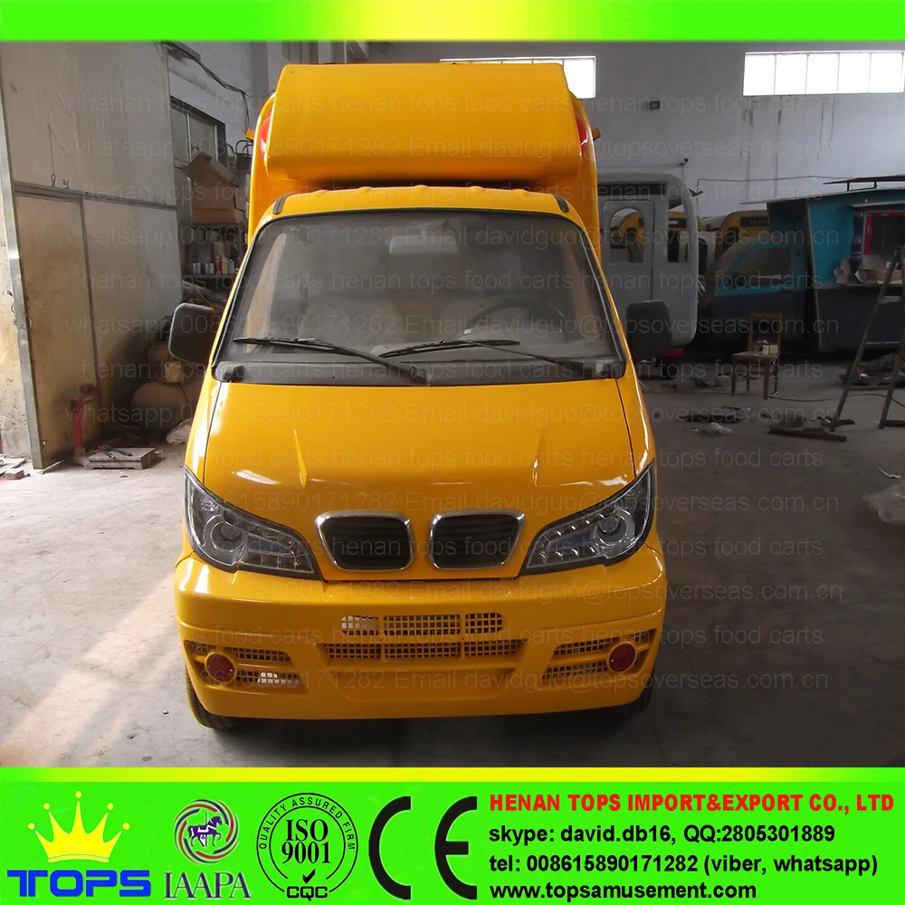 CYC-06 New 4-Wheels Truck Hornet Yellow, food van food vending cart food truck
