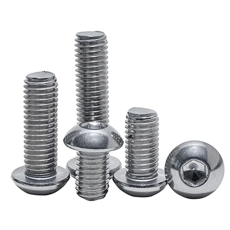 Stainless Steel SS304 hex socket button head screw ISO7380