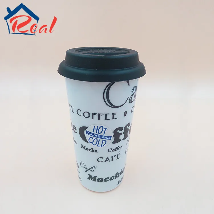 plastic biodegradable promotional natural Bamboo Fiber Mug Tumbler Travel Mug eco friendly Coffee Cup with silicone lid