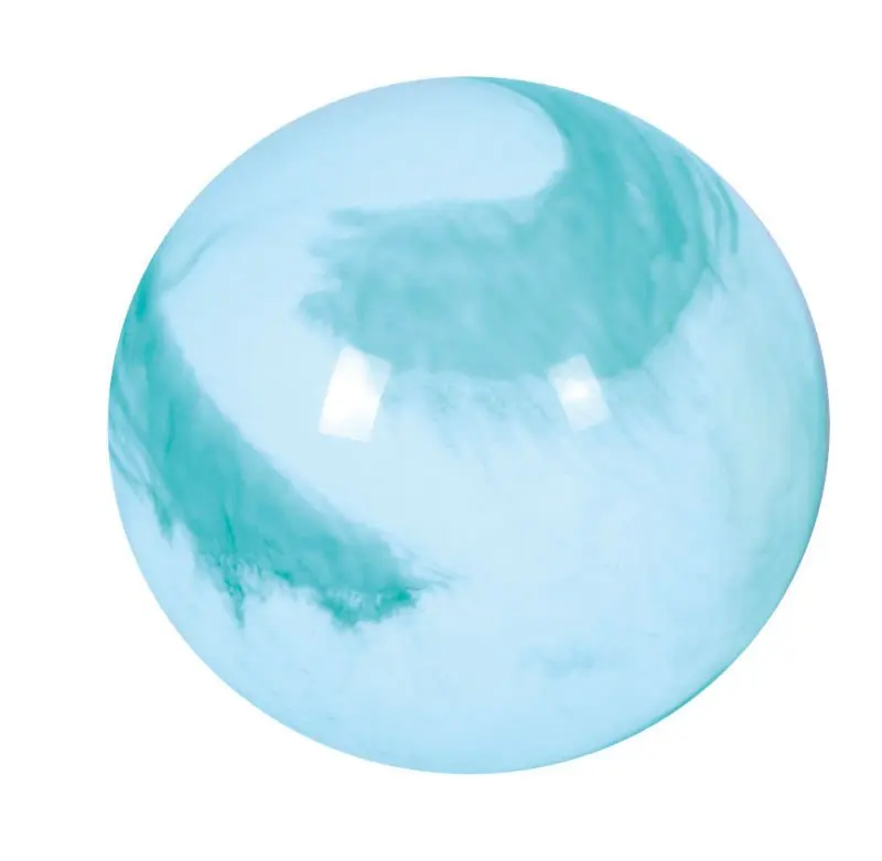 
9 Inch Plastic PVC Rainbow Color Marble Ball 
