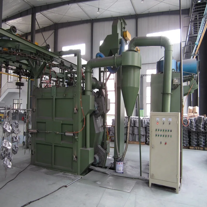 brake pad manufacturing cleaning equipment shot blasting machine