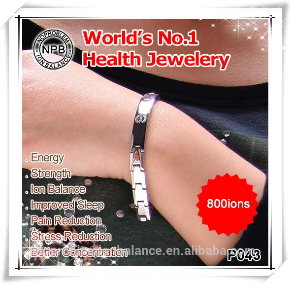 noproblem p043 титана умный фитнес обаяние власти германия био магнитный браслет