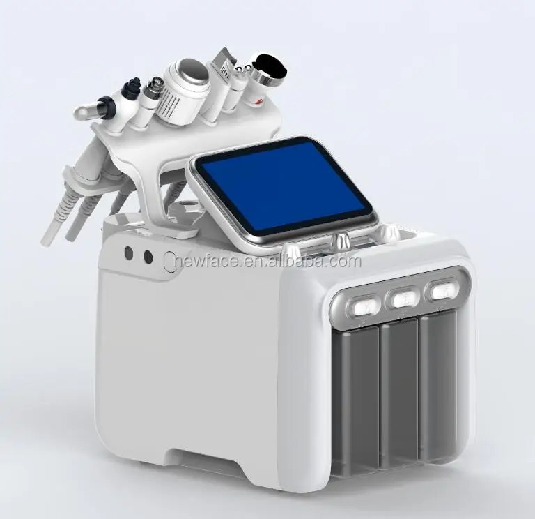Классический 6 в 1 hydra aqua лица вакуум blackhead для кислородного струйного пилинга, гидро лица оборудование салона