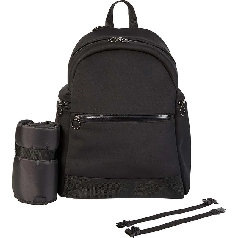 Factory High Quality Portable Backpack Neoprene Black Diaper Bag Backpack Diaper Packaging Bag Custom Baby Diaper Bags