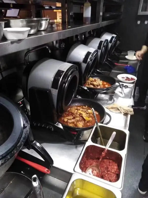 
Electric Chinese Dishes Flameless Robotic stirring machine Wok for Western restaurant 