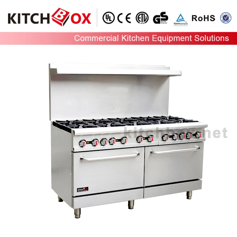 
Gas burners with oven 