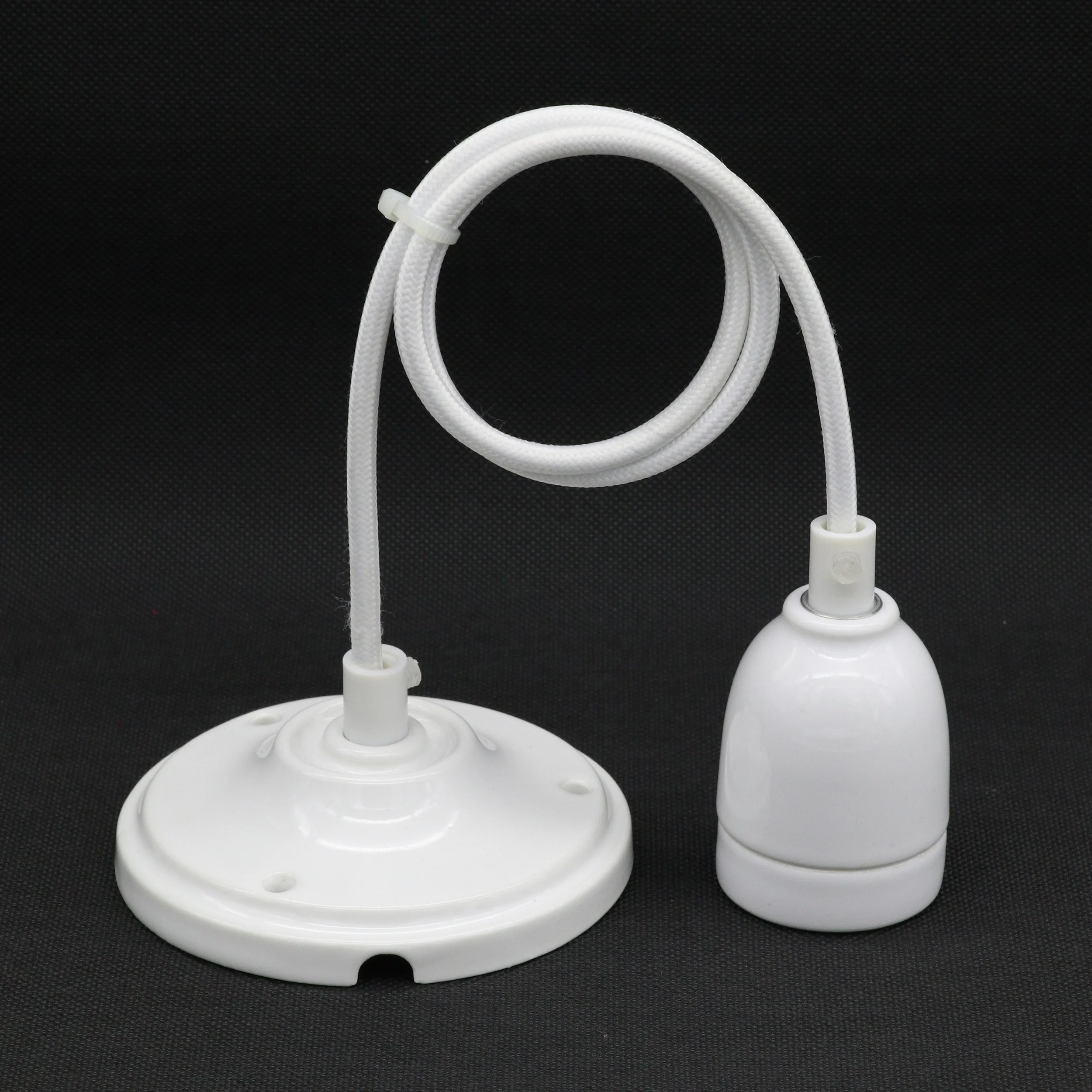 CE E27 ceiling lampholder porcelain edison lamp socket/pendant light lamp holder