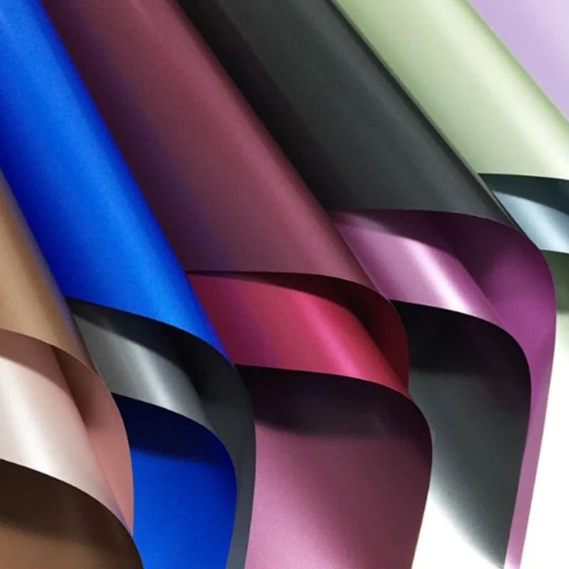 Smooth Wrapping paper for flower gloss waterproof flower packing paper wholesale