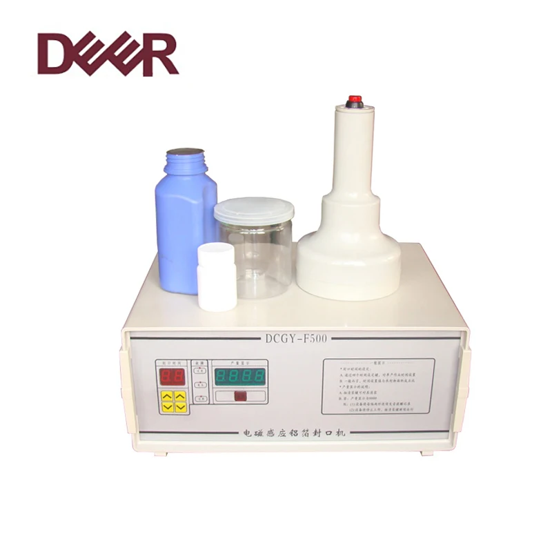 Plastic container sealing machine induction small sealer portable