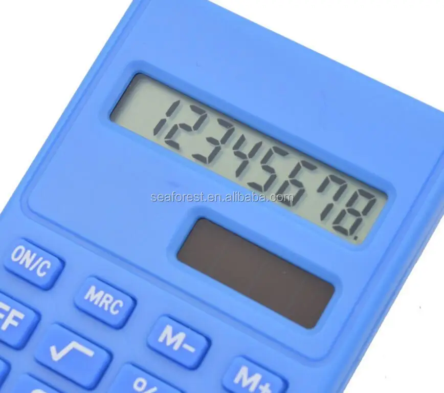 cheap promotional solar power 8 digit mini pocket citizen scientific calculator
