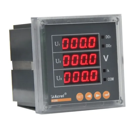 
3 phase ac digital voltmeter voltage meters PZ96-AV3 