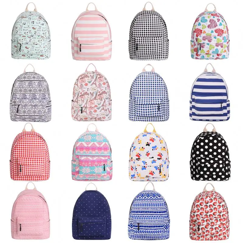 Wholesale Fashion School Bags Oxford Teenager Casual Laptop Backpack for Girls Women Large Capacity College Student Backpack