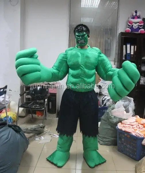 Running Fun CE Green Giant mascot costume For Adults Christmas Halloween Outfit Fancy Dress Suit