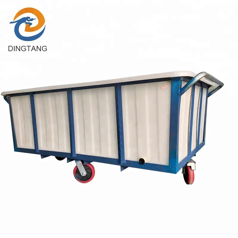 
1500L Rectangular Polypropylene Tank With trolly 