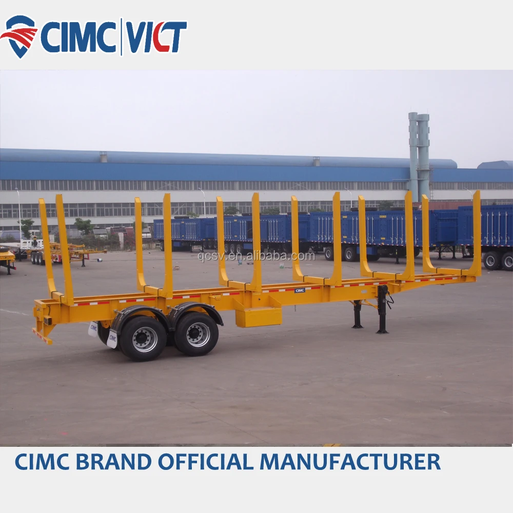 CIMC skeletal Log timber trailer