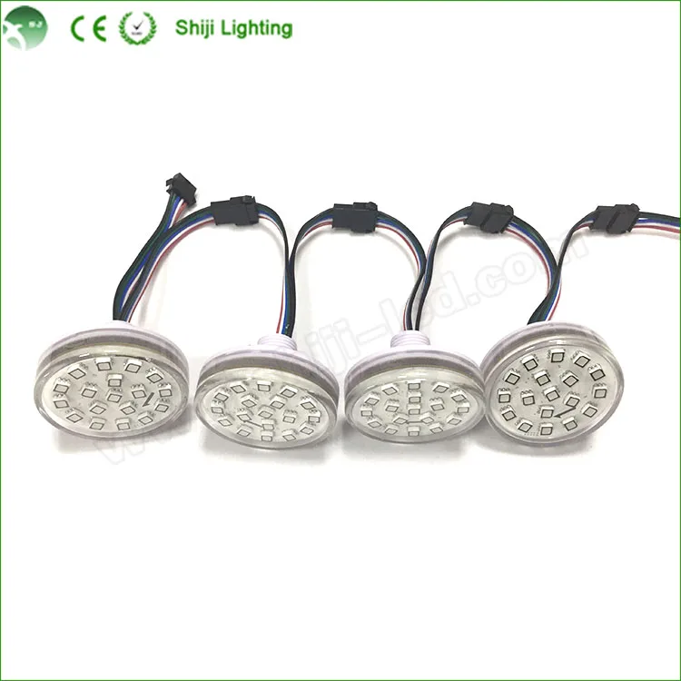 Волшебный Цвет Водонепроницаемый 60 мм 18 точек rgb DMX светодиодный пиксель UCS2903 освещение для парка