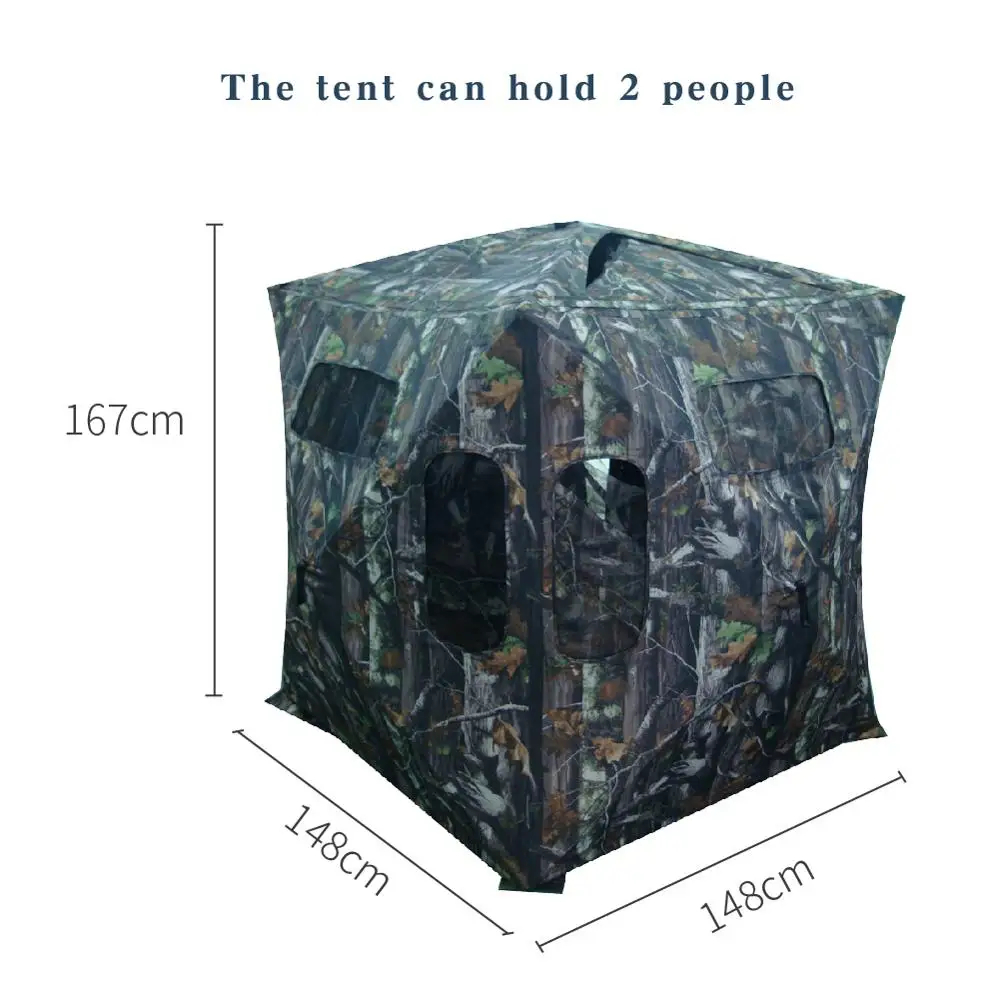 Wholesale Other Hunting Products Pop Up Portable Camouflaged Deer Turkey Hunting Camo Tent Camping Outdoor Ground Hunting Blind