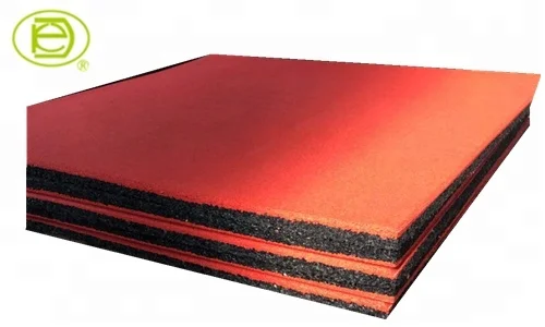 25mm Playground or kindergarten  rubber flooring mats tiles