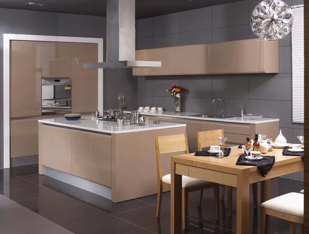 
Good quality classic solid wood kitchen cabinet 