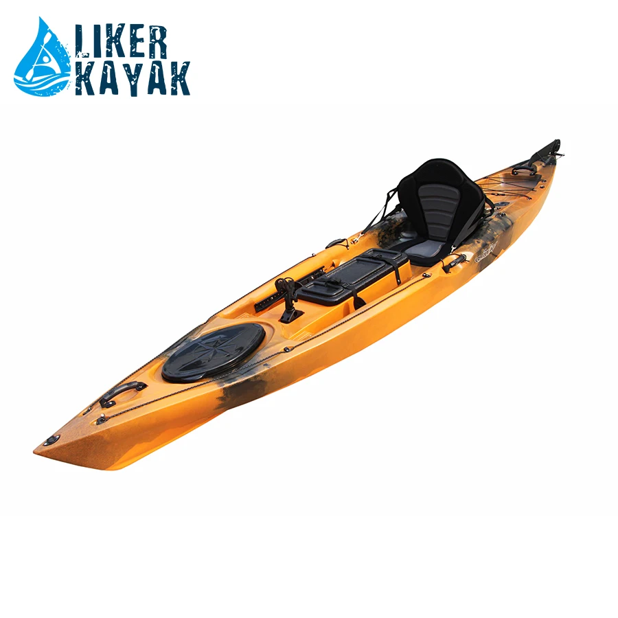 China Factory Supply One Person kajak plastic Fishing Kayak for sale