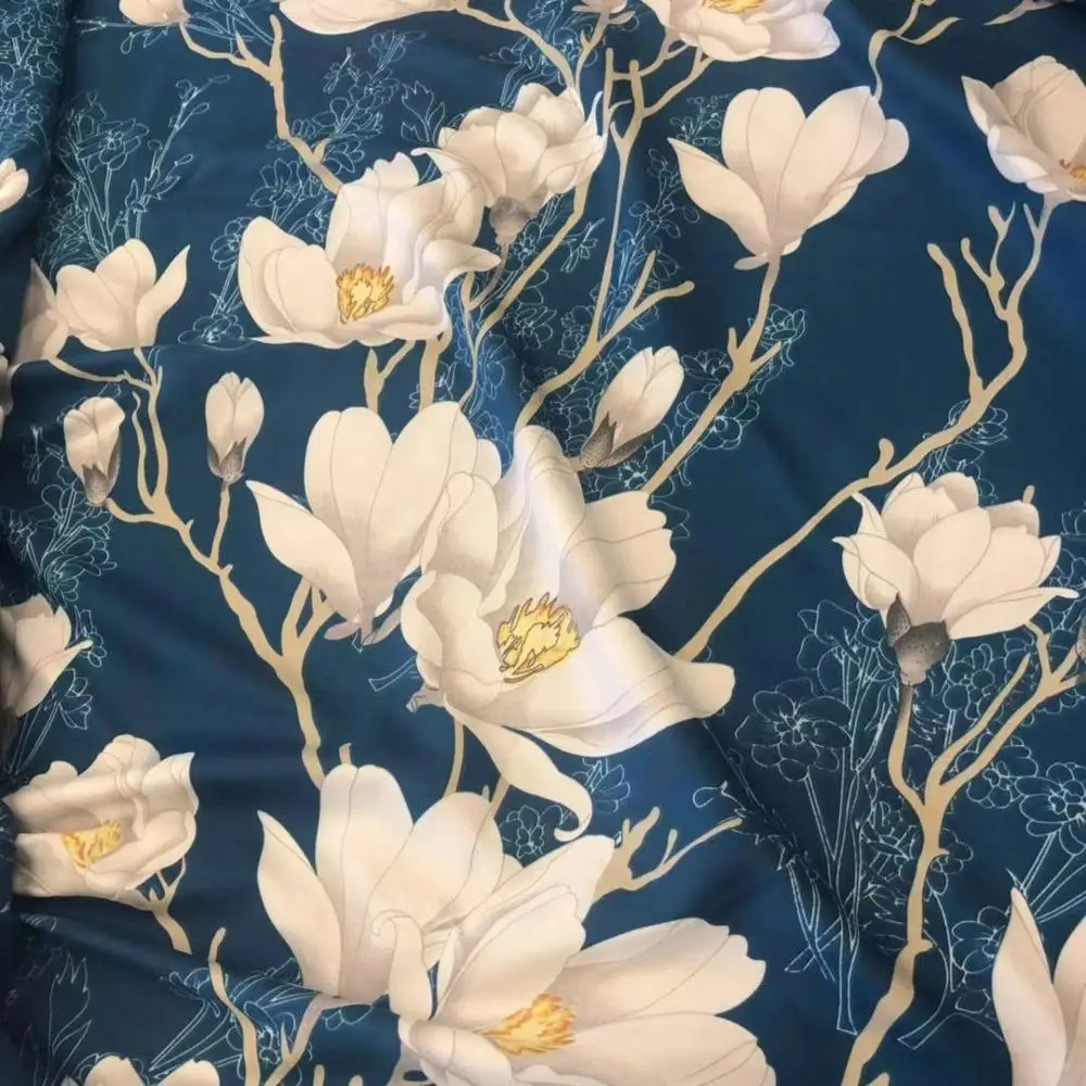 3D PRINTED BRUSHED BED SHEET FABRIC POLYESTER 3D PRINTING MICROFIBER FABRIC FOR BED SHEET