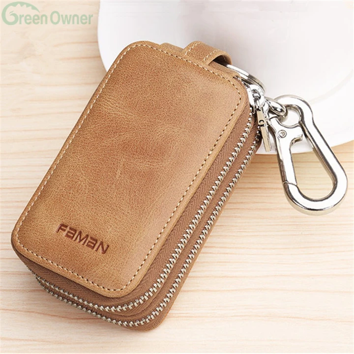 Wholesale key holder pouch, leather smart car key, car key case kia