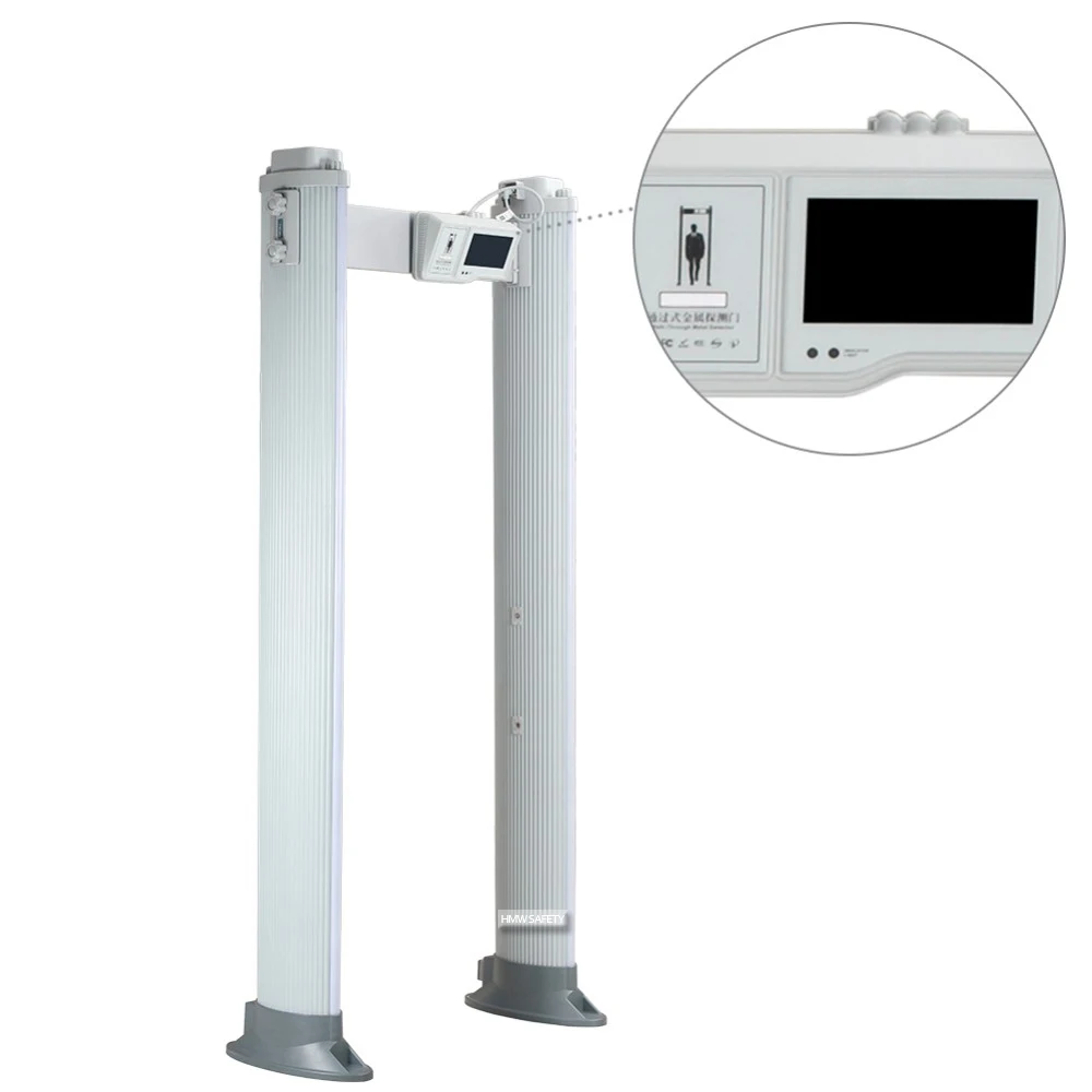 Outdoor Waterproof Intelligent Walk Through Security Metal Detector Gate