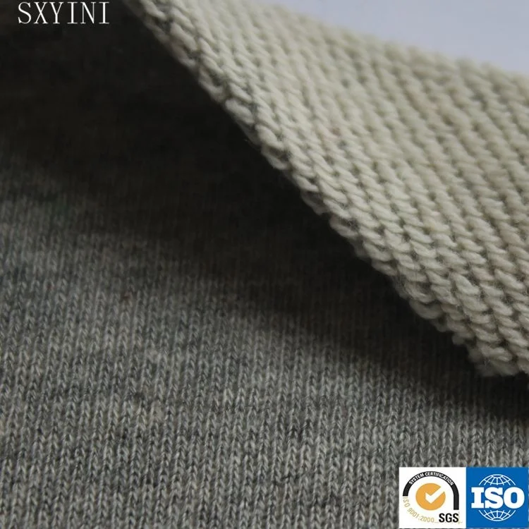 high quality 100%  combed cotton  french terry knitted fabric