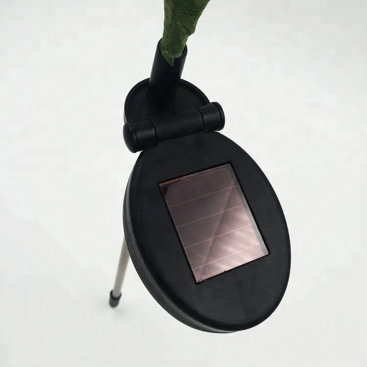 New waterproof outdoor led lily flower solar garden lights for lawn decoration