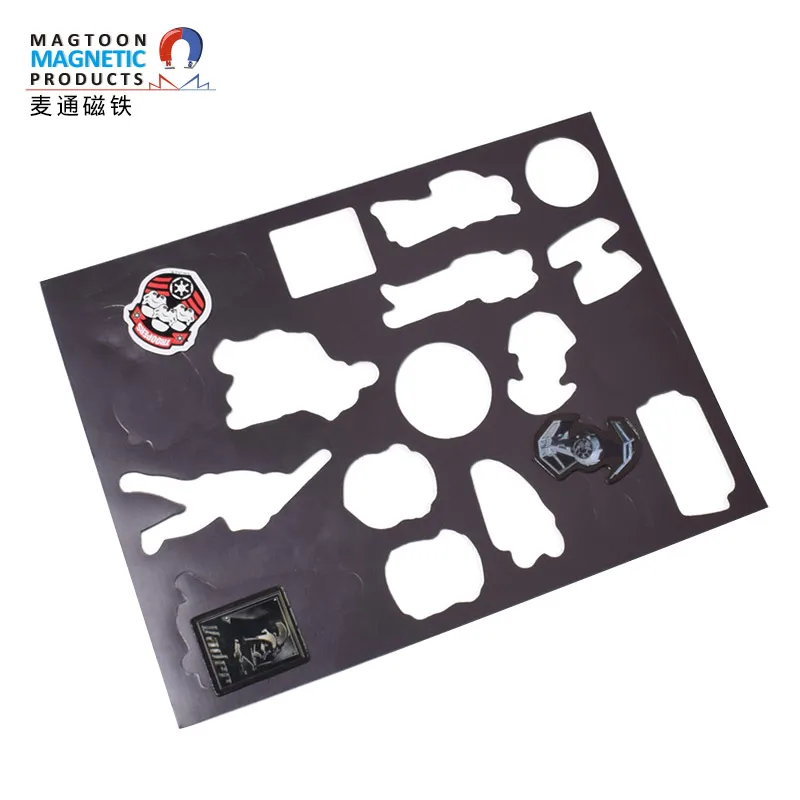 Customized coated paper puzzle refrigerator paste, magnetic refrigerator paste puzzle