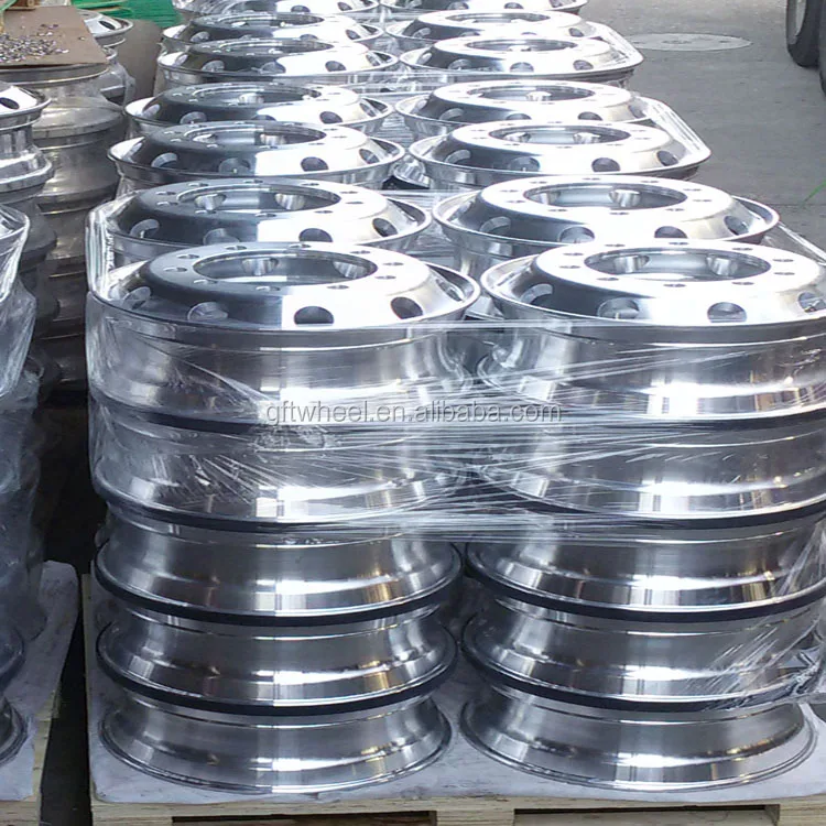 forged aluminium wheels for trucks, 19.5 inch*7.50 inch wheels