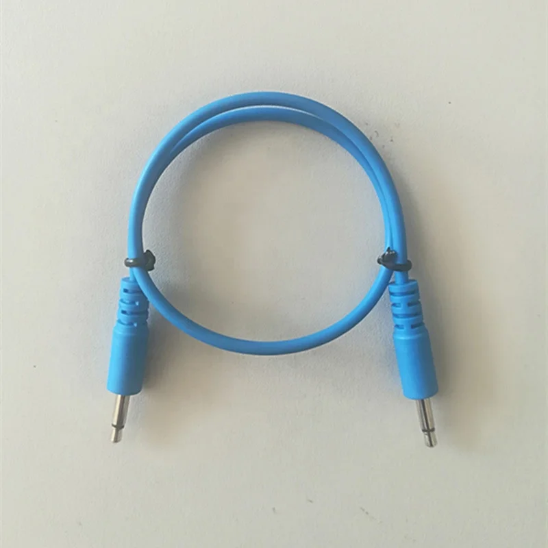  Оптовая продажа от производителя индивидуальный логотип ПВХ соединитель моно Eurorack модульный 3 5 мм аудио-и видеокабель