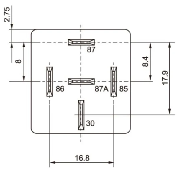 4141 auto relay 40a 60a 80a relay 5v automotive