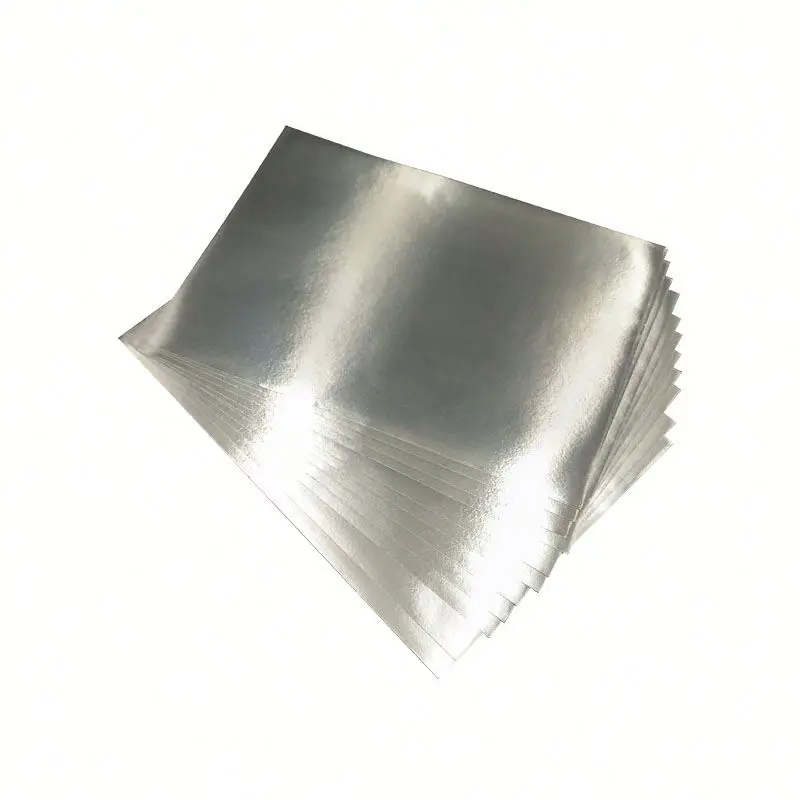 50micron matt silver PET film adhesive mylar for label printing