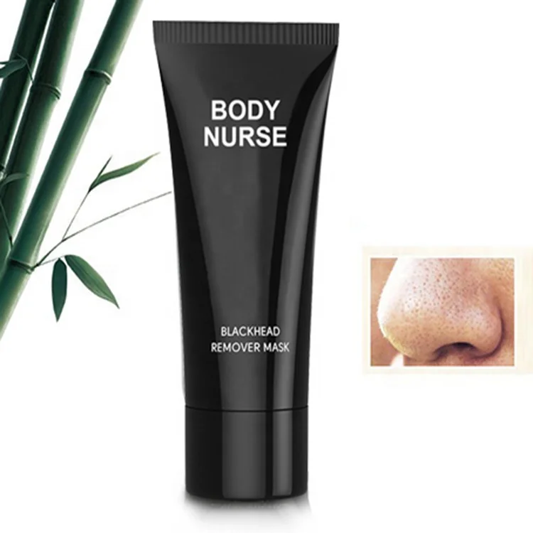 Private Label blackhead Peel Off Bamboo Charcoal Face Mask OEM Black Head removal peeling Mask