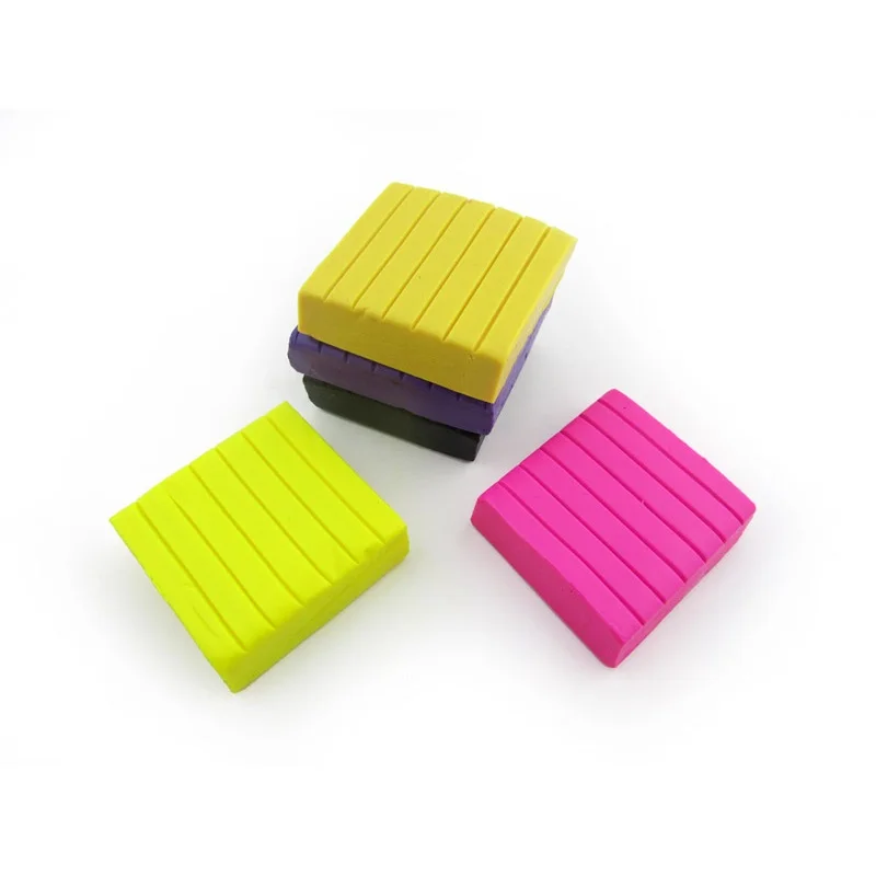 DMO Yiwu Bobao toy factory supply EN71safe 50g kids Oven Bake soft clay, starter & craftsman artists modeling polymer clay