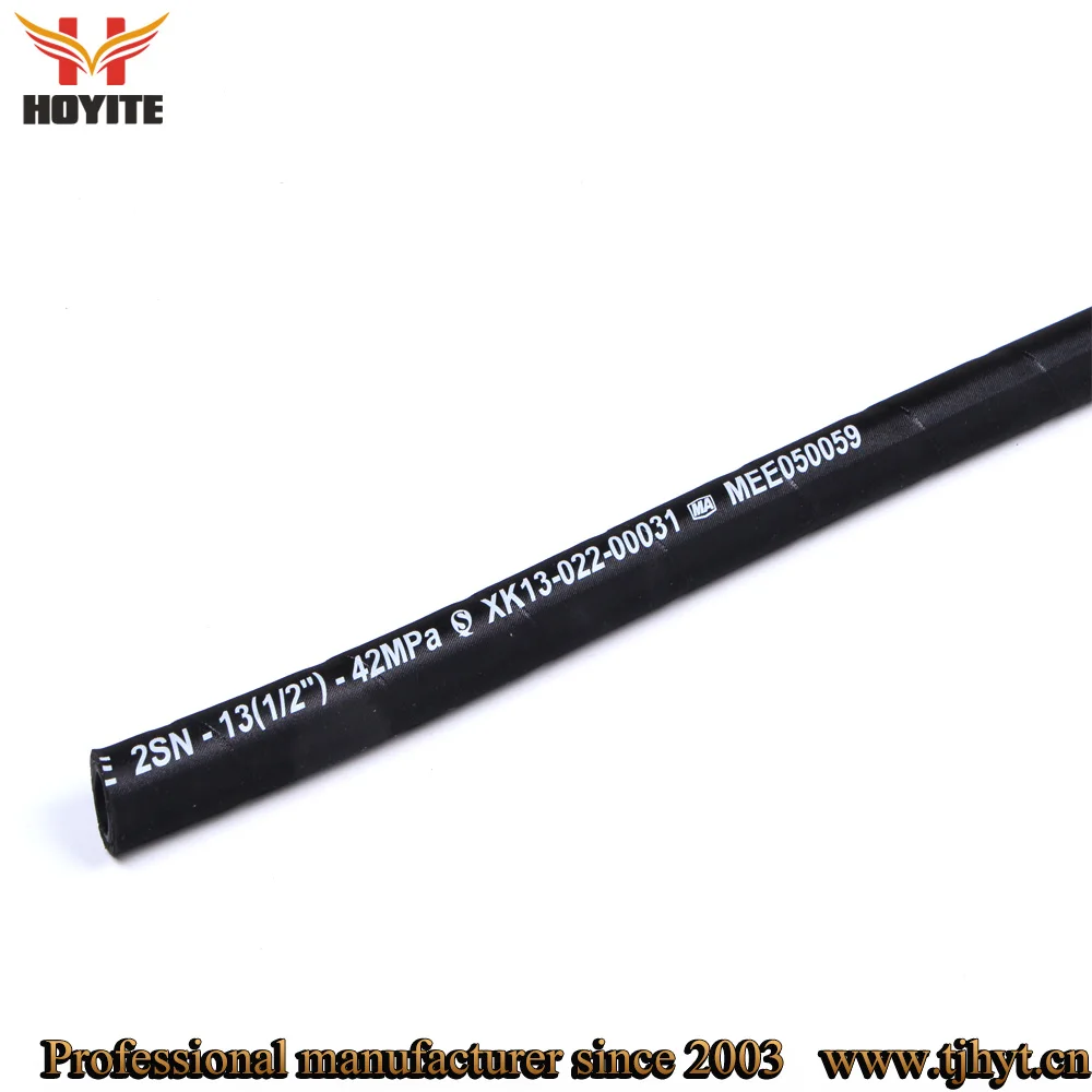 SAE100 R2 A/AT 1Inch Black Rubber Neoprene Hose Pipe