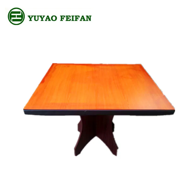 2 in 1 square double use game table with one wooden leg