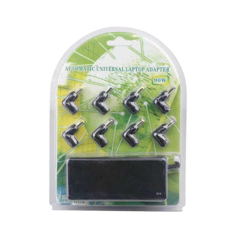 переменного тока зарядное устройство с несколькими разъемы для ноутбука Ultrabook автоматическое напряжение 15 В в-20 В