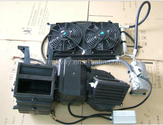 48V, 60V, 72V, 96V, 144V, 220v,320V Cold and warm integral universal ev air conditioner