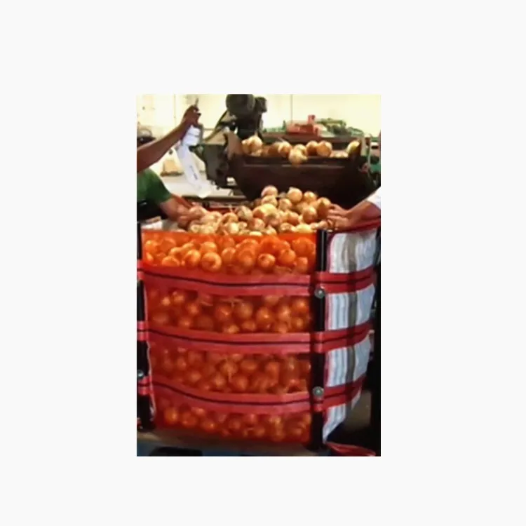 PP Vented Bulk Bag Super Sacks Mesh Square Breathable Big Bags Breathable 1 Ton Bag Top Full Open Accept Customized Logo CN;SHN