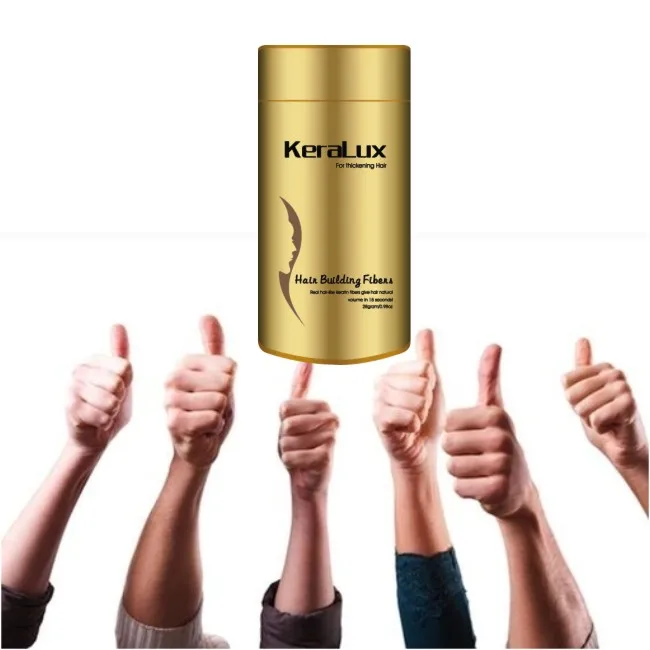 crown efficient best selling product hair styling artificial Keralux keratin building hair fibers