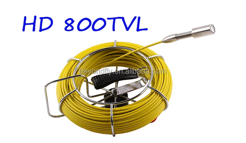 Sewer Pipe Inspection Camera CR110-7D1 with DVR, 20M to 100M Fiberglass cable