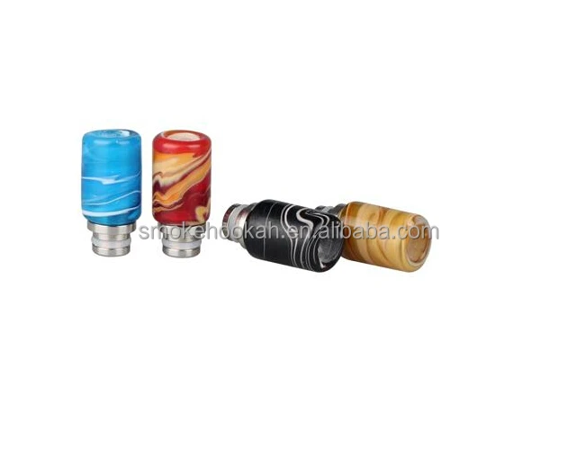 510 Colorful Art Glass Drip Tip, Wide Bore Drip Tip